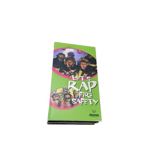 Let’s Rap Fire Safety VHS 2000 Allstate Educational Kids Firefighter Movie Film‎ - Picture 2 of 3